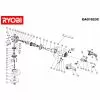 Ryobi EAG1823C Spare Parts List Type: 1000035388